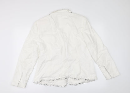 Gerry Weber Womens Ivory   Jacket  Size 16