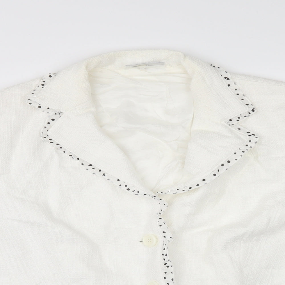 Gerry Weber Womens Ivory   Jacket  Size 16