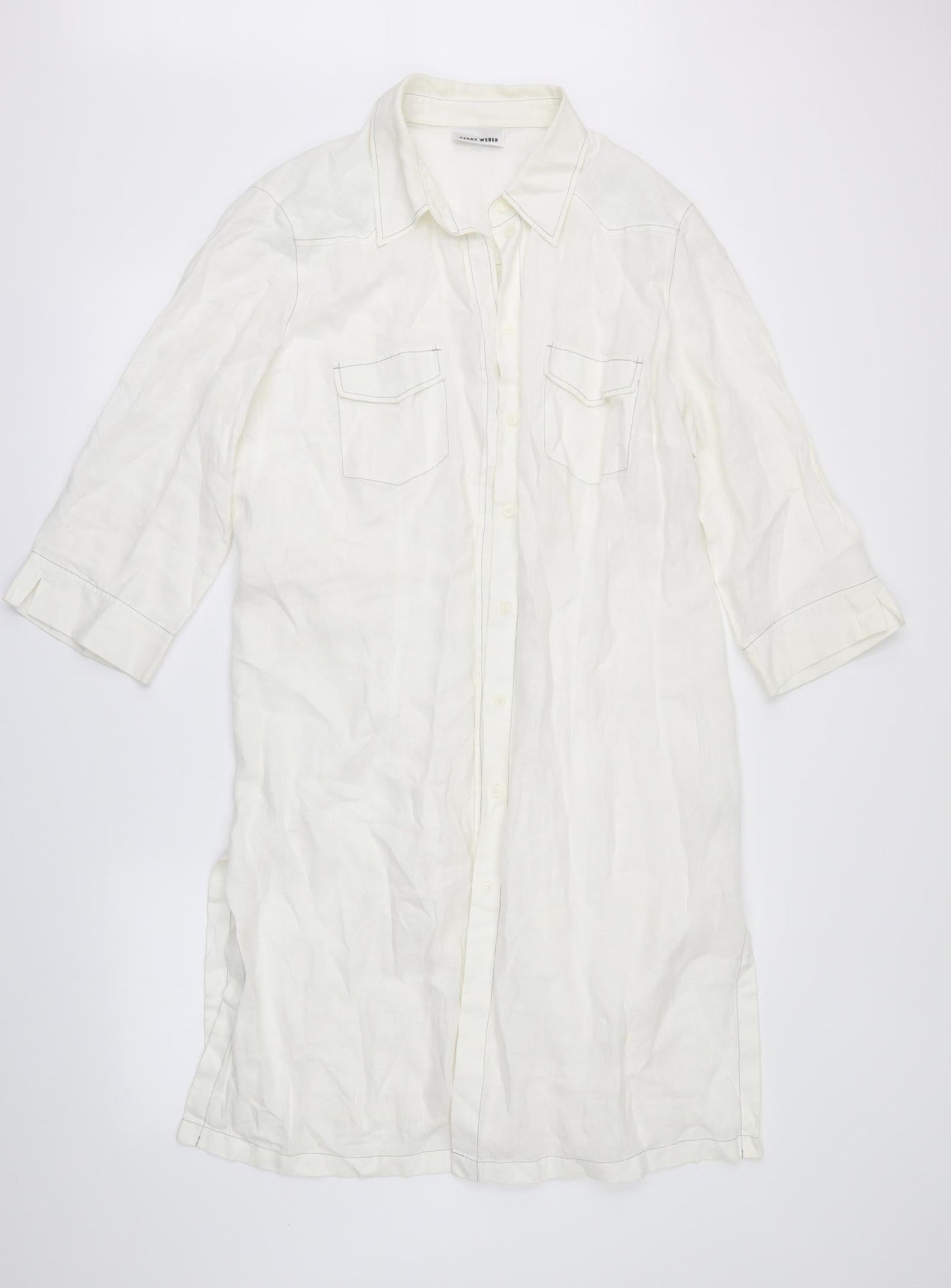 Gerry Weber Womens Ivory   Jacket  Size 16