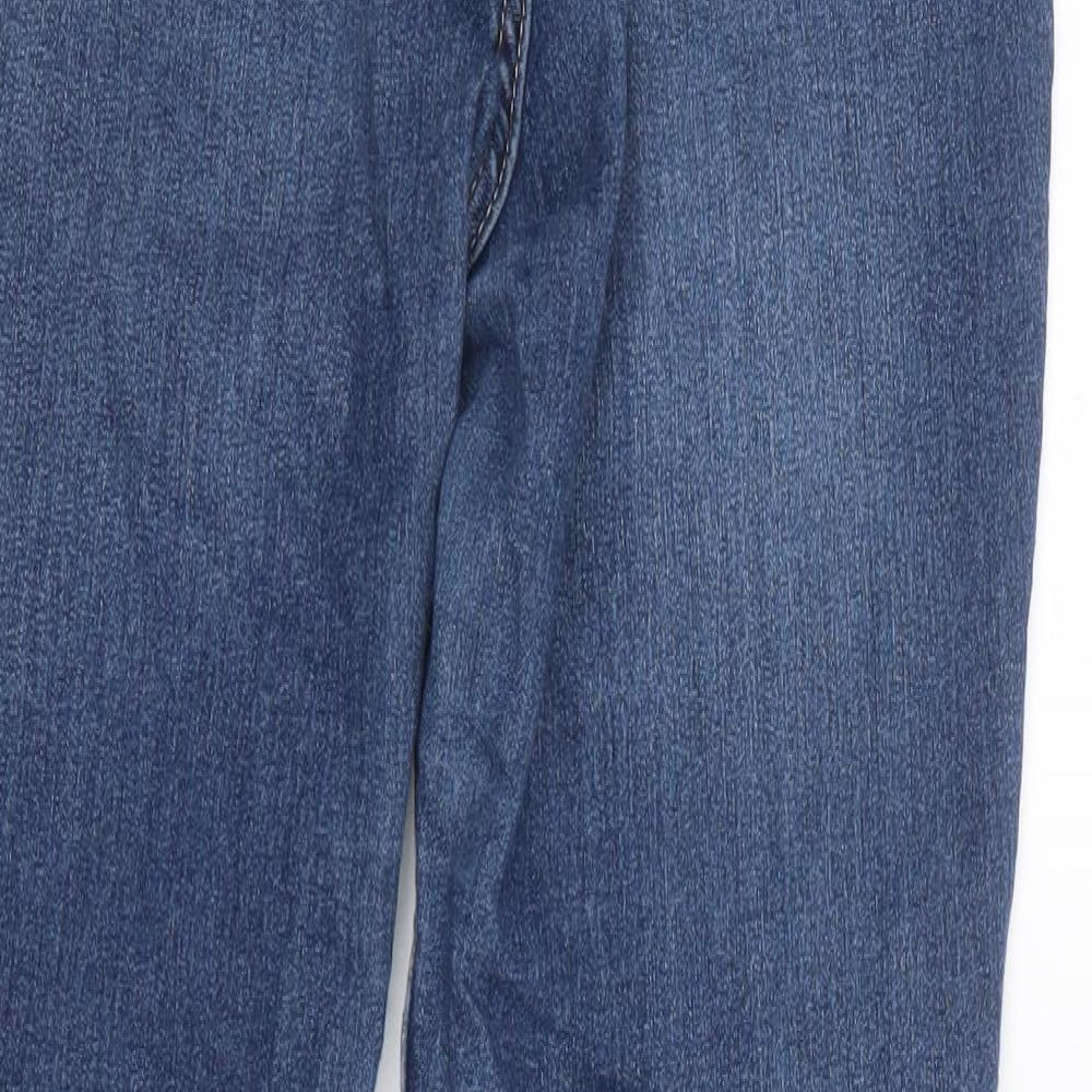 Divided by H&M Womens Blue  Denim Straight Jeans Size 10 L29 in