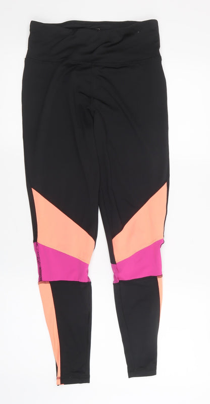 Workout Womens Black   Capri Leggings Size 10 L27 in