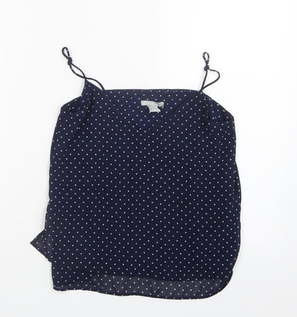 Womens UK Size 4 H&M Blue Camisole T-Shirt