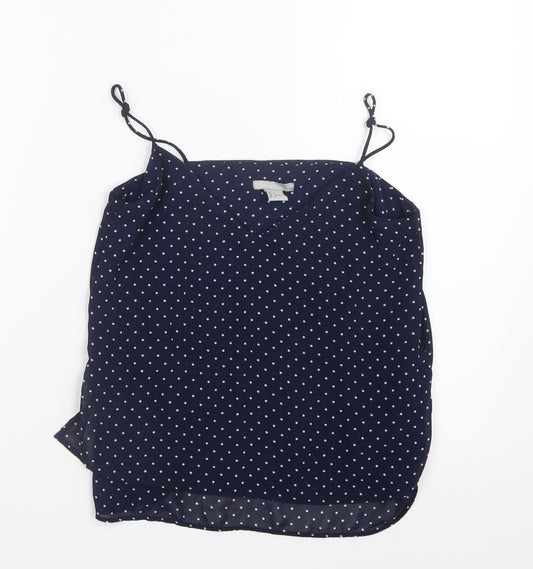 Womens UK Size 4 H&M Blue Camisole T-Shirt