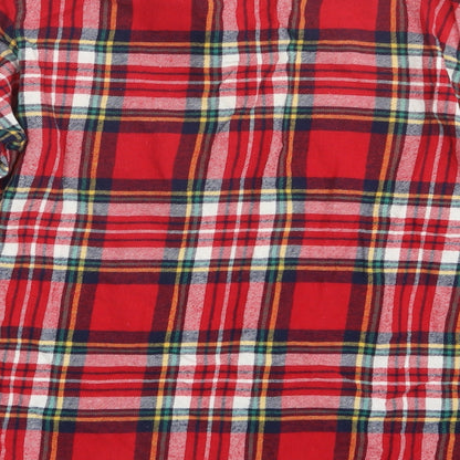 Love to Lounge Womens Red Check  Top Pyjama Top Size 12