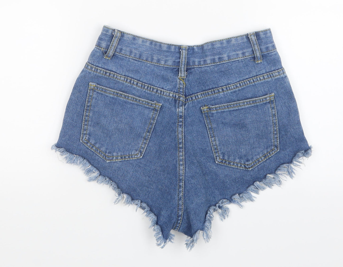 Womens UK Size 25 in Preworn Regular Fit Hot Pants Shorts