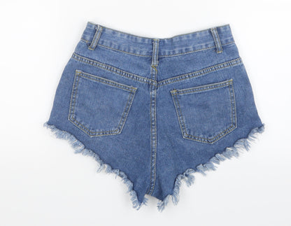 Womens UK Size 25 in Preworn Regular Fit Hot Pants Shorts