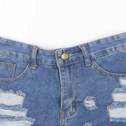 Womens UK Size 25 in Preworn Regular Fit Hot Pants Shorts