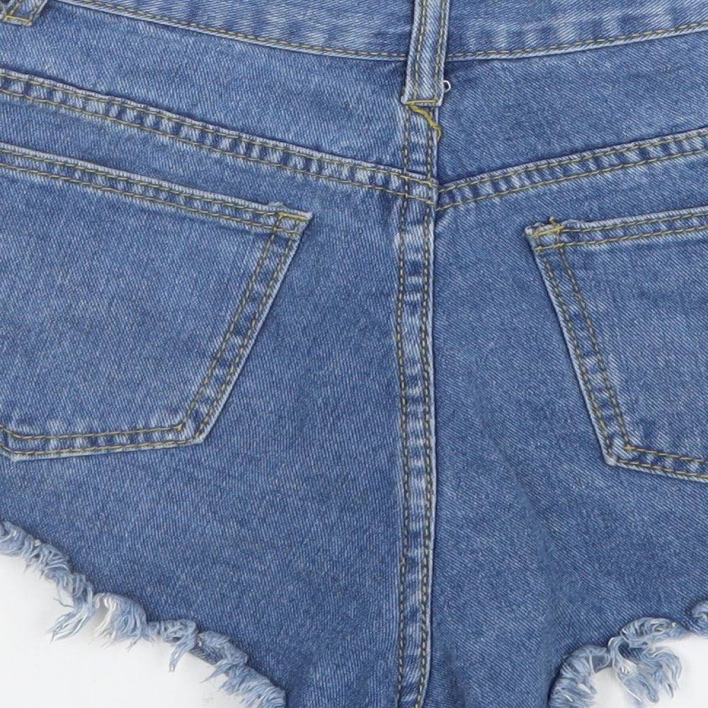 Womens UK Size 25 in Preworn Regular Fit Hot Pants Shorts