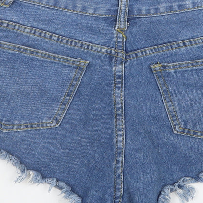 Womens UK Size 25 in Preworn Regular Fit Hot Pants Shorts