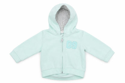 Front view of H&M girls’ green jacket size newborn