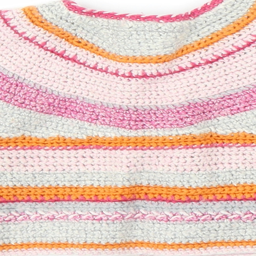 Gap Girls Multicoloured Striped  Cardigan Jumper Size 3-6 Months
