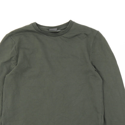 Mens UK Size S ASOS Green Pullover Sweatshirt