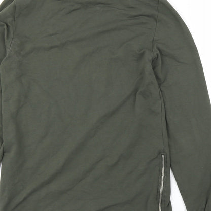 Mens UK Size S ASOS Green Pullover Sweatshirt