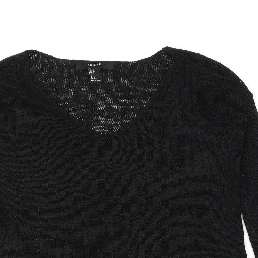 FOREVER 21 Womens Black   Pullover Jumper Size S
