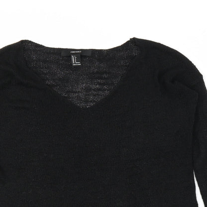 FOREVER 21 Womens Black   Pullover Jumper Size S