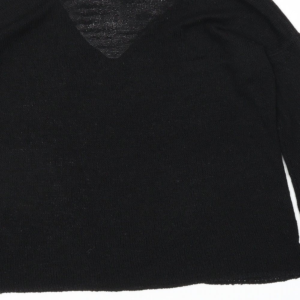 FOREVER 21 Womens Black   Pullover Jumper Size S