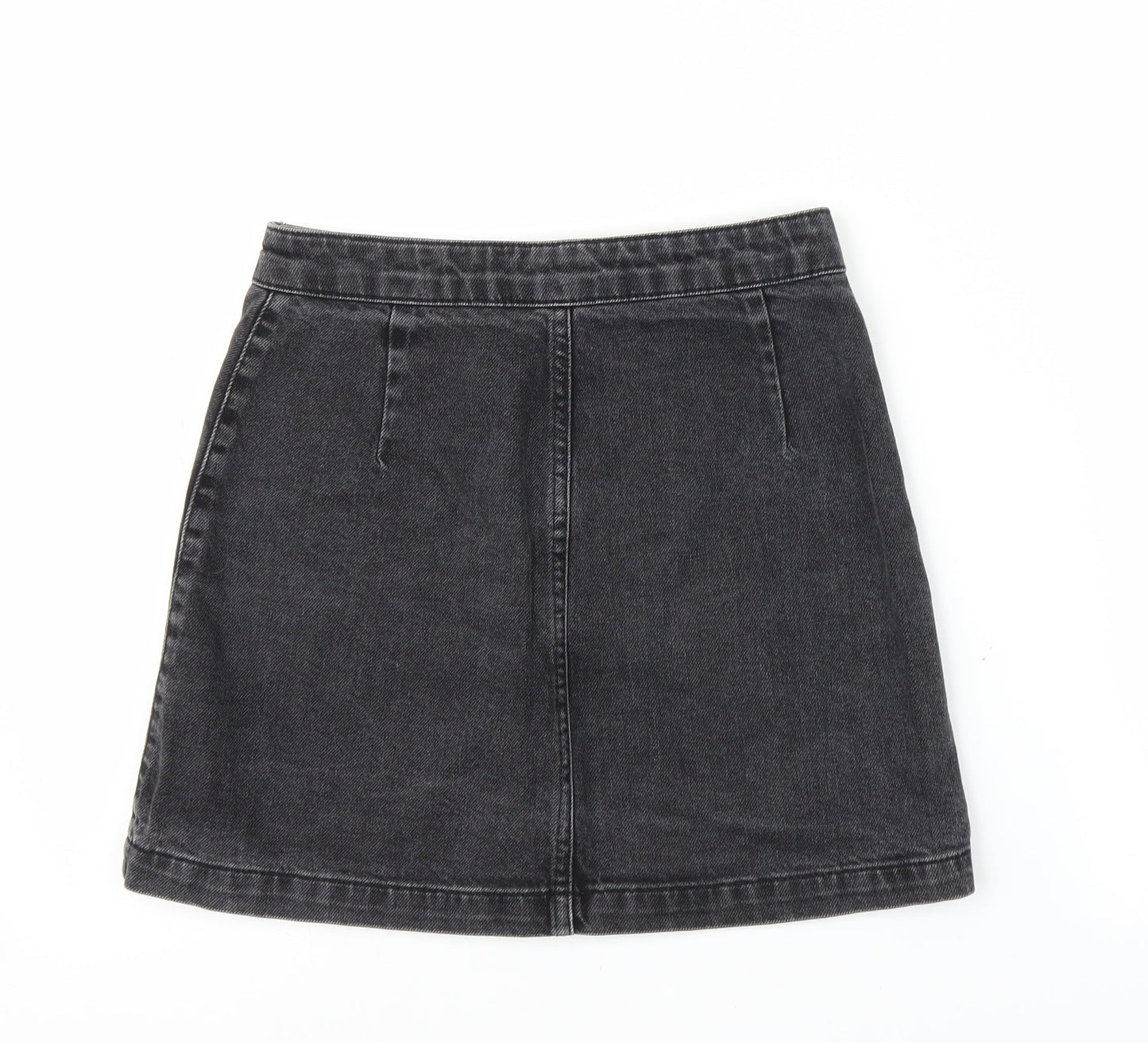 Womens UK Size S Topshop A-Line Denim Skirt