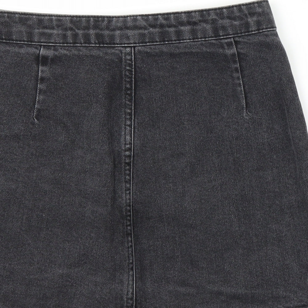 Womens UK Size S Topshop A-Line Denim Skirt