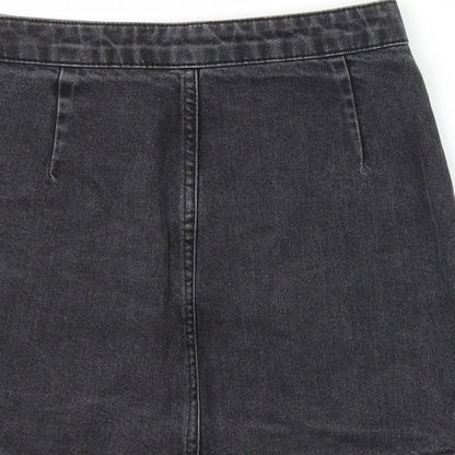 Womens UK Size S Topshop A-Line Denim Skirt