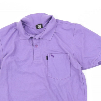 Geeko Mens Purple    Polo Size M