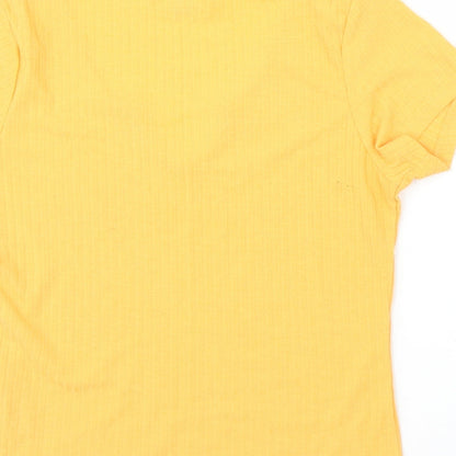 Primark Womens Orange   Basic T-Shirt Size S