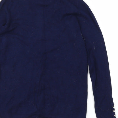 Zara Womens Blue   Cardigan Jumper Size S