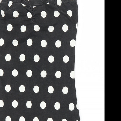 Primark Womens Black Polka Dot  Tunic Blouse Size 10