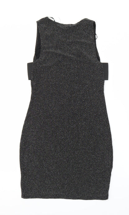 Primark Womens Silver Herringbone  Sheath  Size 10