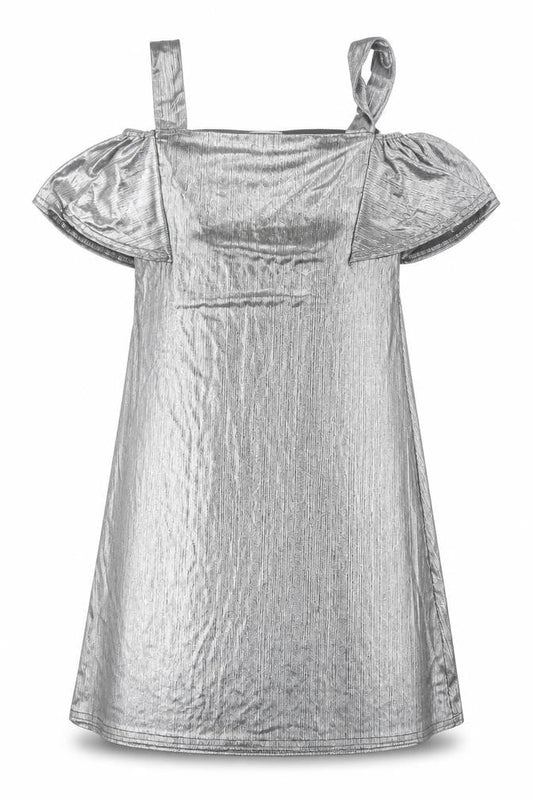Blue Vanilla Womens Silver   Shift  Size 8