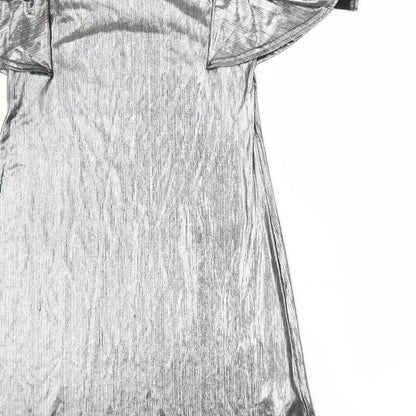 Blue Vanilla Womens Silver   Shift  Size 8