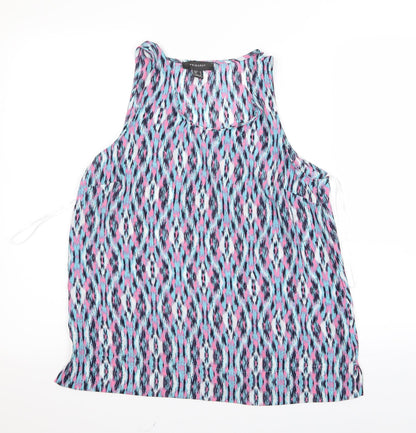 Primark Womens Multicoloured Geometric  Basic Tank Size 10