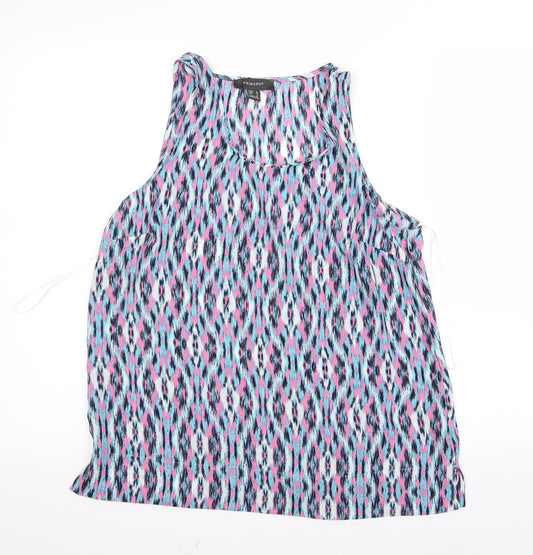 Primark Womens Multicoloured Geometric  Basic Tank Size 10