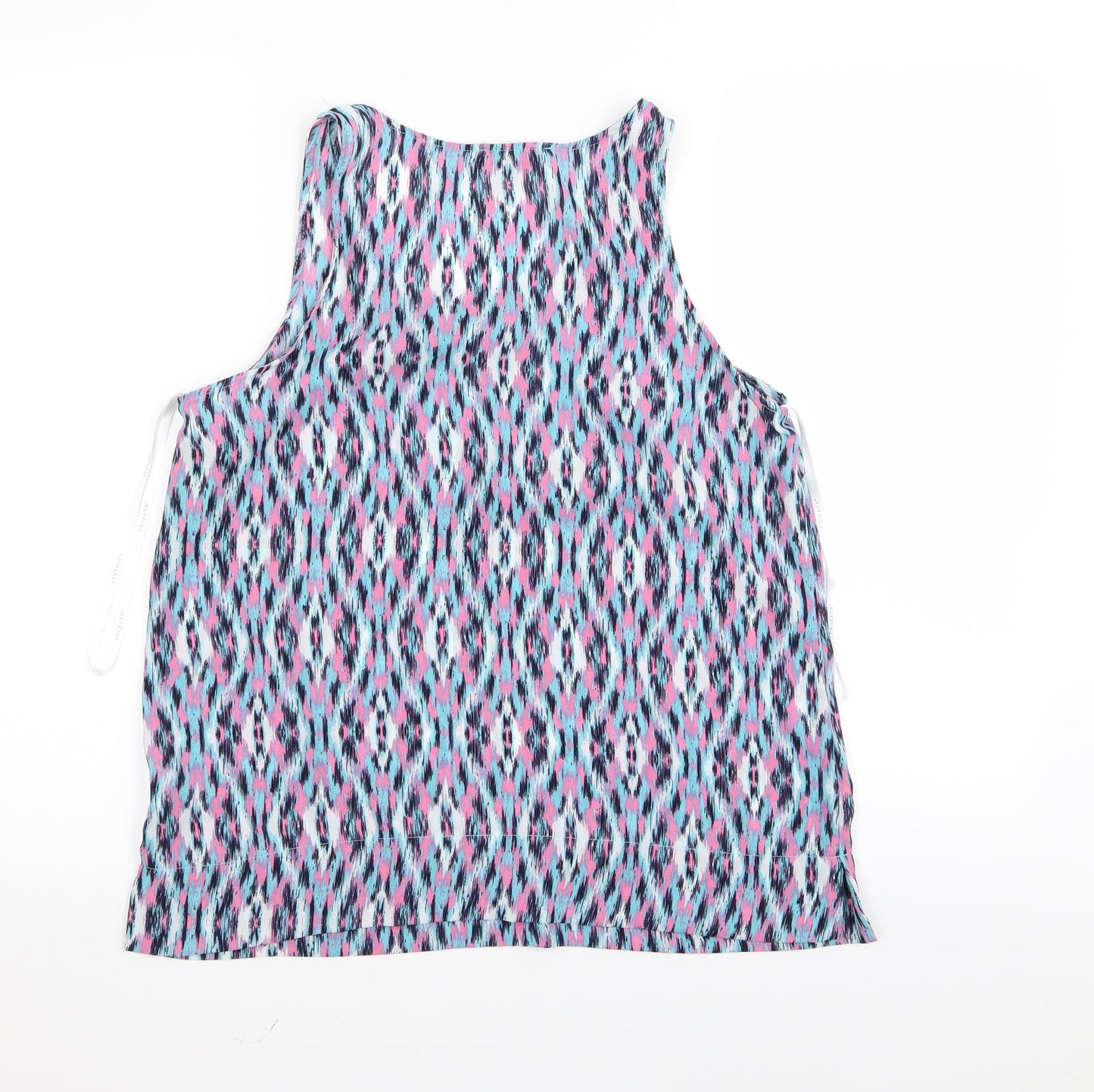 Primark Womens Multicoloured Geometric  Basic Tank Size 10