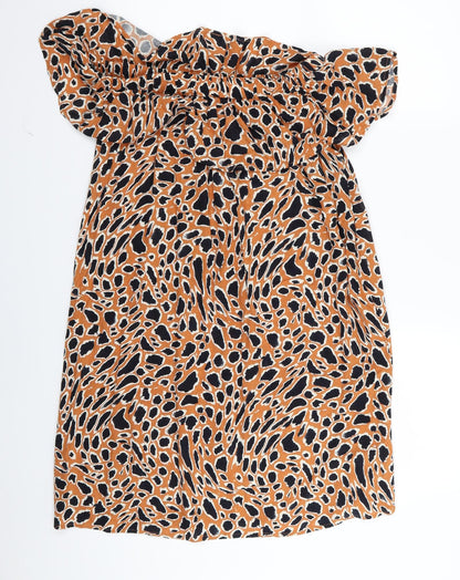 Primark Womens Multicoloured Animal Print  A-Line  Size 10