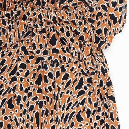 Primark Womens Multicoloured Animal Print  A-Line  Size 10
