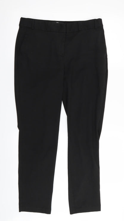 Womens UK Size 10 NEXT Regular Fit  Black Trousers