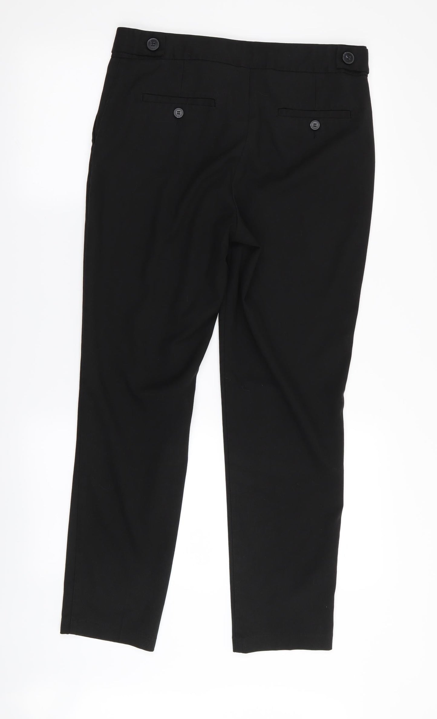 Womens UK Size 10 NEXT Regular Fit  Black Trousers