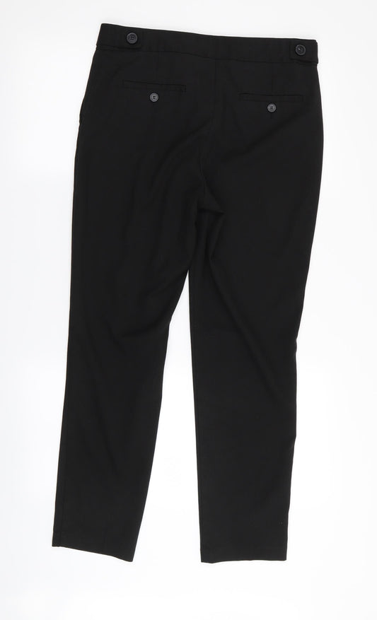 Womens UK Size 10 NEXT Regular Fit  Black Trousers