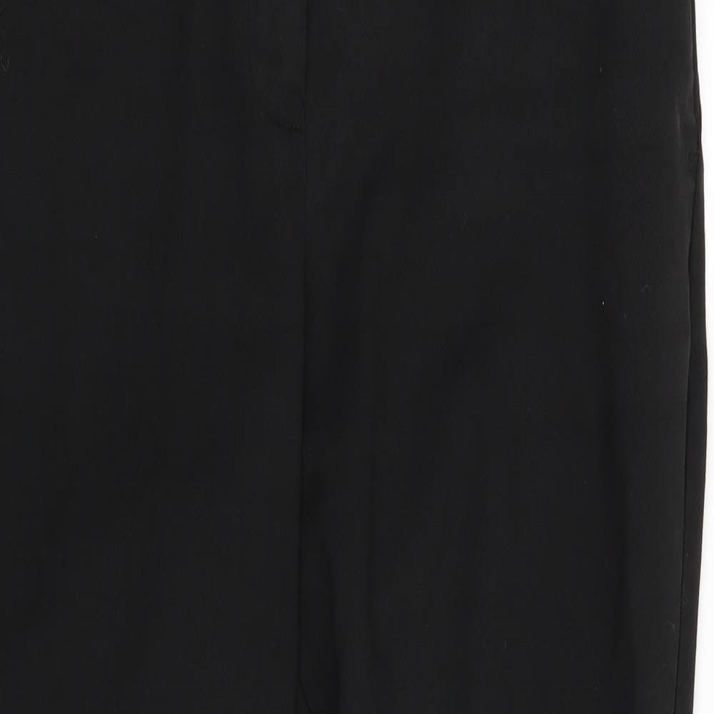 Womens UK Size 10 NEXT Regular Fit  Black Trousers