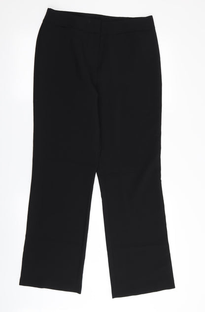 Antonia Bay Womens Black   Trousers  Size 14 L31 in