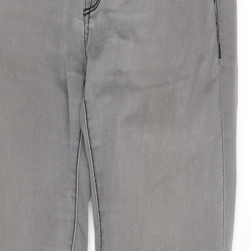 PULL AND BEAR Womens Grey   Skinny Jeans Size 28 in L31 in