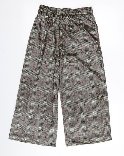 River Island Girls Multicoloured Check  Jogger Trousers Size 10 Years - trousers