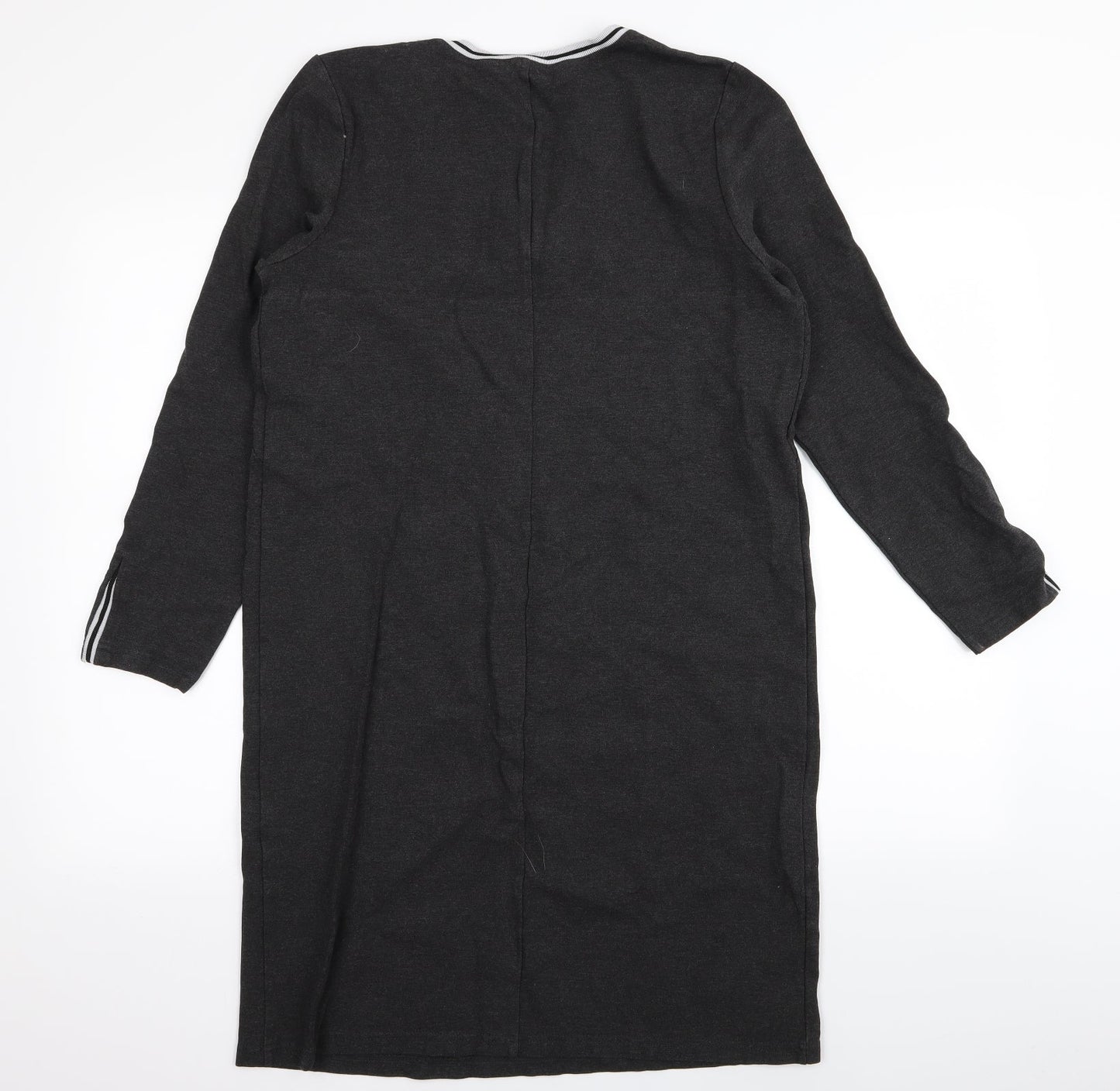 GR nature Womens Grey   T-Shirt Dress  Size 12