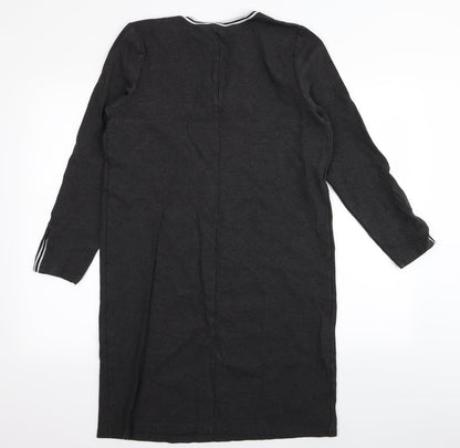 GR nature Womens Grey   T-Shirt Dress  Size 12