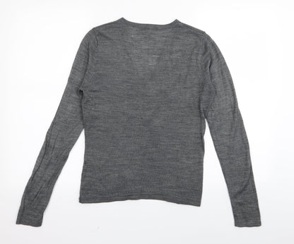 Womens UK Size L Mexx Grey Basic T-Shirt