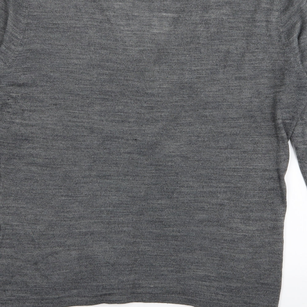 Womens UK Size L Mexx Grey Basic T-Shirt