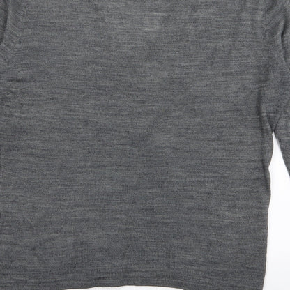 Womens UK Size L Mexx Grey Basic T-Shirt