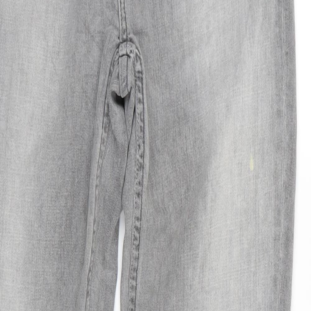 Womens UK Size 26 in Preworn Regular Fit Straight Grey Jeans