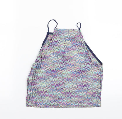 Primark Womens Multicoloured Geometric  Basic Tank Size 10
