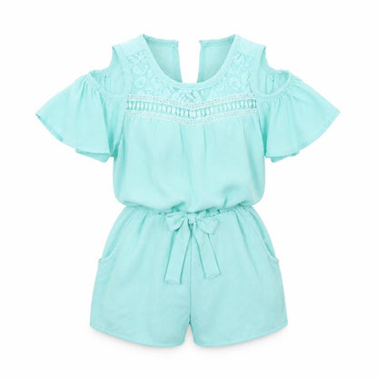 papaer doll Womens Green   Shorts One-Piece Size 8